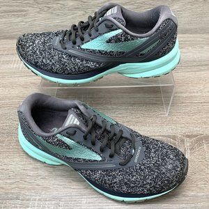 Brooks Women's Launch 4 Running Walking Shoes Turquoise Gray Size 9.5 B